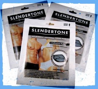  Gel Pads for System ABS and Flex Abdominal Belt 3 Packs 9 Pads