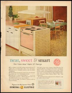 The Mark 27 Model Stove by General Electric Vintage Ad 1960 110811