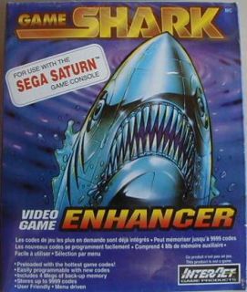 New Sega Saturn Game Shark Memory Card Cheats Codes