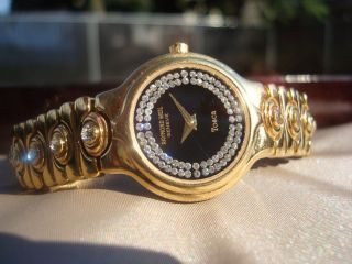 Ladies Raymond Weil Tosca Diamond Dial 18k Gold Plated Watch 9941 LOW