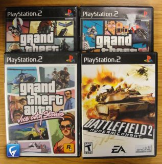 PS2 Grand Theft Auto Vice City Vice City Stories San Andreas