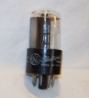  General Electric 6AH4GT radio vacuum tube tested great short profile