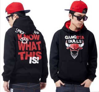  Bulls True Team Hoodie Gangsta Bulls FLAT BILL Jacket Hiphop rap Punk