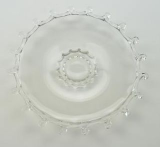 Heisey Blown Glass Nougat Plate Lariat Pattern 8 25Round Collectible