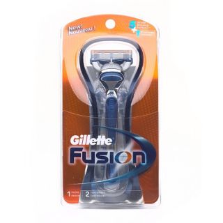 Gillette Fusion Razor with 2 Cartridges Fast Shipping New Factory