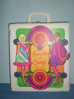 1967 Francie and Casey Doll Case