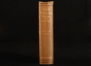 1883 Biography of John Duncan Weaver Botanist by Jolly