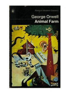 Animal Farm Modern Classics George Orwell