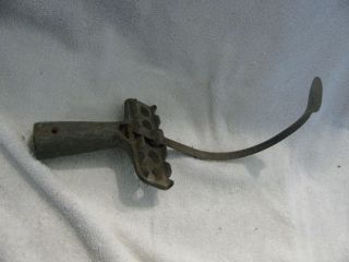 Antique Old Iron Digging Single Bladed Garden Hoe