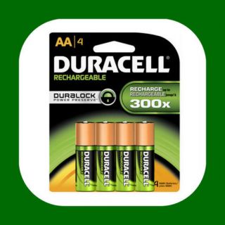 AA Duracell Duralock Rechargeable Batteries DC1500 NiMH 2450 mAh New