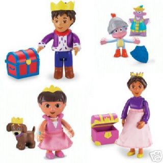 Dora The Explorer Magical Castle 4 Figures Sets New Diego Boots Mami