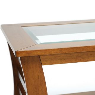  Modern End Table with Glass Inlay Living Room Table CHW35898 40