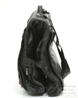 Tumi Black Leather Garment Bag