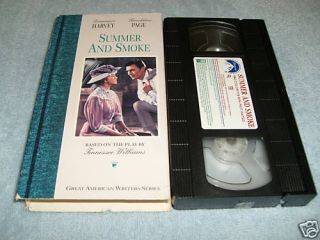 Summer and Smoke VHS 1962 Geraldine Page 097360610734