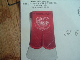  Red Logo Red Ridge American Axe Tool Co  Glassport PA Cover