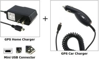 Car Home Charger for Garmin Nuvi 360 370 510 550 GPS