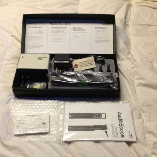 New Welch Allyn Audioscope Audiometer Otoscope with Charger Never Used