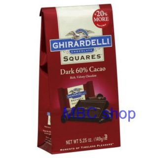 Ghirardelli Chocolate Squares Singles Gift Bag All Natural Variety