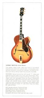 1969 Gibson Johnny Smith Archtop Guitar  2 Pickups  exceptionally fine