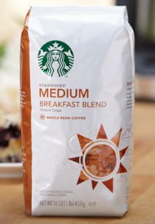Starbucks Breakfast Blend Whole Bean 6 lbs Pounds