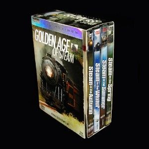 Golden Age of Steam Railroading 4 DVD Collection
