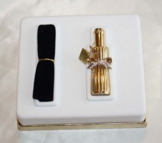  Lauder NIBB   Filled   Golden Anniversary Solid Perfume Compact   Mint