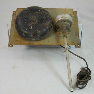 VINTAGE GAS STATION DRIVEWAY ALERT BELL WORKING CONDITION SEE