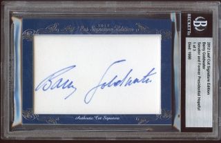  Leaf Cut Signature Edition Barry Goldwater Signed Card Auto 1 3