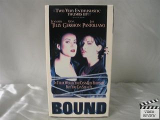 Bound VHS Jennifer Tilly Gina Gershon Joe Pantoliano 017153629835