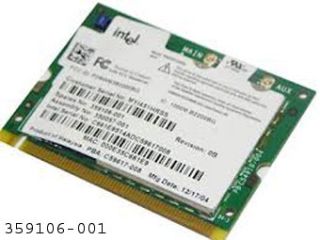 Gateway 200ARC Intel Pro Wireless 2200BG WM3B2200BG WiFi Card C72983