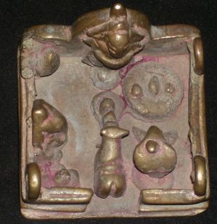  Indian Ritual Bronze Family of God Shiva RARE Collectible