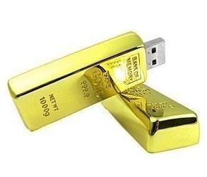 New Gold Bar 100 Real 4 8 16 32 64GB USB 2 0 Flash Memory Stick Pen