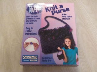 Girls Crafts Age 8+ Beginners EASY Learn to Knit Set Yarn Needles KNIT