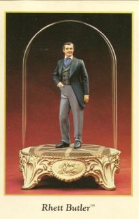 Gone with The Wind Franklin Mint Domed Rhett Butler