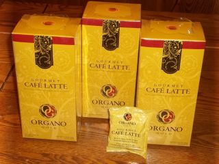 Organo Gold 3 Box 60 Sachets 1 Box 20 Sachets of Instant Coffee Latte