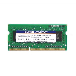 New 2GB SODIMM DDR3 1066 MHz PC3 8500 Laptop Memory RAM