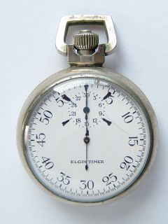 World War 2 Vintage Elgin Military Stopwatch Timer US Ord Dept