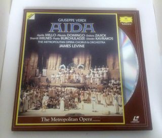 Giuseppe Verdi Aida The Metropolitan Opera Laserdisc Excellent