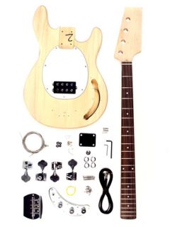 Unfinished GK SMS 10 Electric Bass Guitar Kit DIY Project   New Make