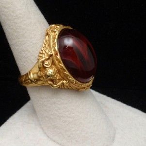 Elizabeth Taylor Ring Gilded Age Collection Avon Original Box Size 7