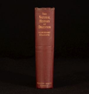 1898 Natural History Digestion Lockhart Gillespie Illustrated