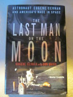 Eugene Gene Cernan Astronaut Signed The Last Man on The Moon with A