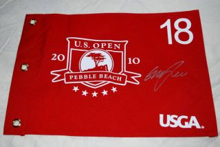Graeme McDowell Signed 2010 US Open Red Pin Flag