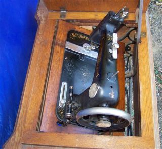 Improved New Goodrich Sewing Machine Improved Treadle Serviced Beauty