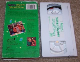  VHS Tapes All Aboard For Sharing Barney Rhymes With Mother Goose