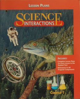 glencoe science interactions lesson plans course 1 author mcgraw hill