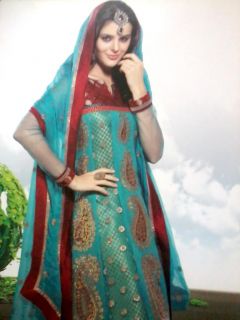Indian Traditional Pakistani Partywear Anarkali Salwar Suit Ethnic