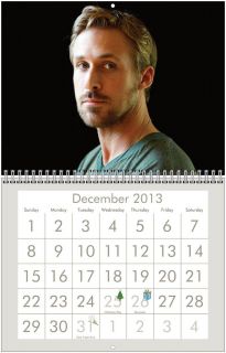 Ryan Gosling 2013 Wall Calendar