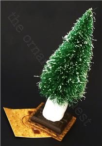 mores Putz House Graham Cracker Sisal Bottle Brush Christmas Tree