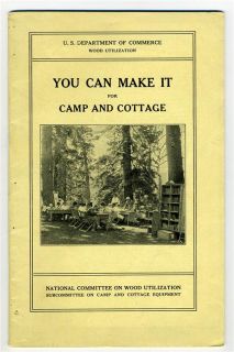 You Can Make It for Camp & Cottage National Committee on Wood